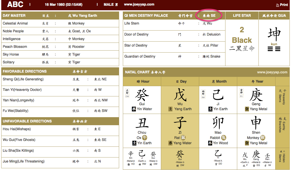 my very first blog feng shui 2016 according to joey yap joey yap destiny chart